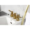 Kingston Brass ThreeHandle Bidet Faucet, Brushed Brass KB6327DL